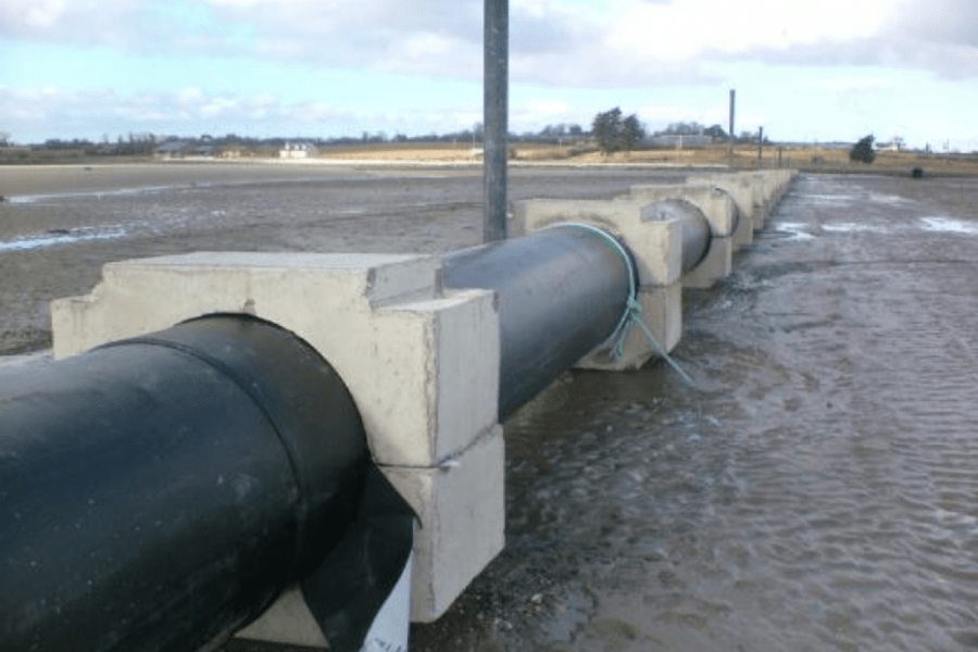 precast concrete pipe holders