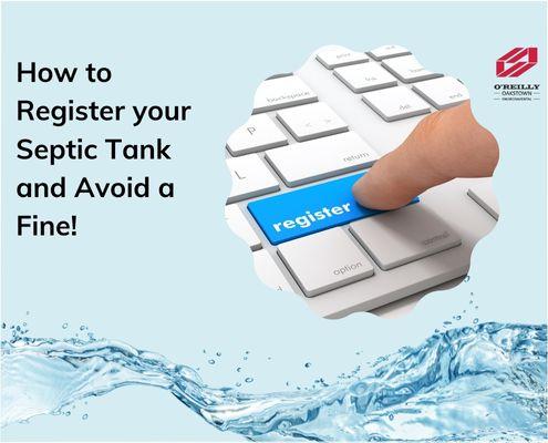 Using computer to Register my Septic Tank